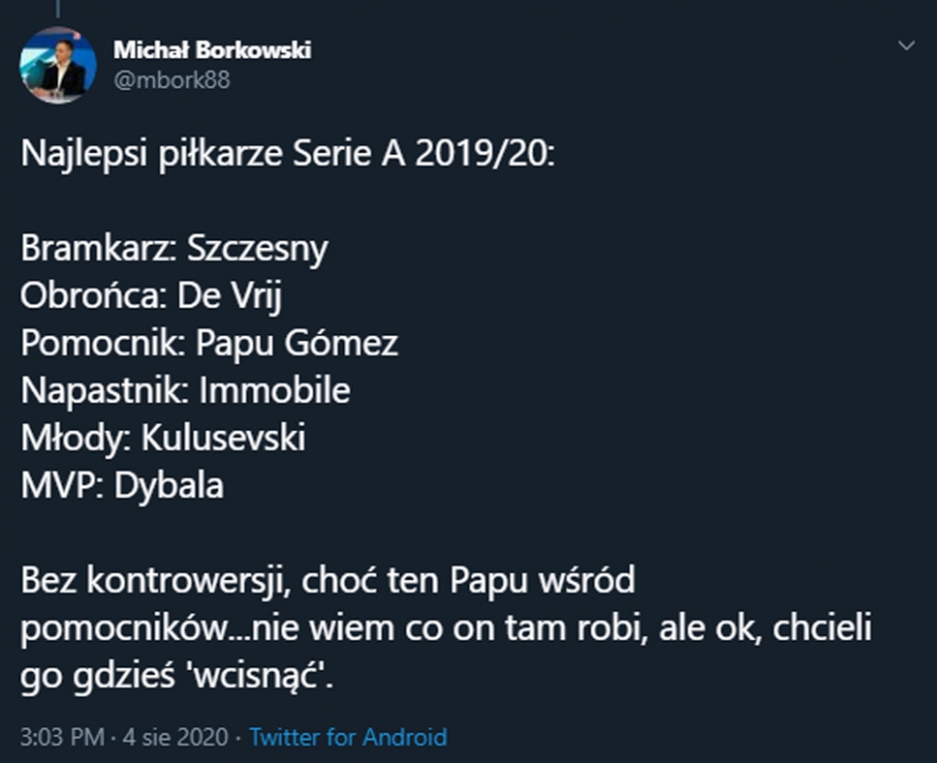 NAJLEPSI piłkarze Serie A według pozycji!